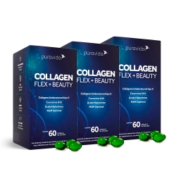 Kit 3 Unidades Collagen Flex + Beauty (60 Cpsulas) - Pura Vida