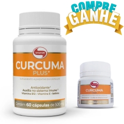 Compre Curcuma Plus 500mg (60 cpsulas) - Vitafor e Ganhe 1 Amostra
