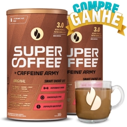 Compre 2un SuperCoffee (380g) - Caffeine Army e Ganhe Xcara