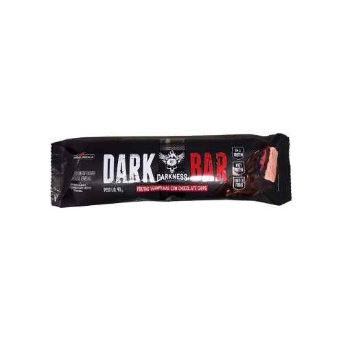 Dark Bar - Whey Bar Darkness Sabor Frutas Vermelhas com Choco chips (1 unidade de 90g) - Integralmédica