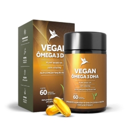 Vegan ômega 3 DHA (60 Cápsulas) - Pura Vida