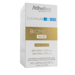 Biomega 50/25 - Cleanlab (60 Cpsulas) - Atlhetica Nutrition