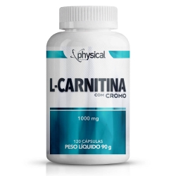 L-Carnitina c/ cromo 1000mg (120 Cpsulas) - Physical Pharma