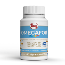 Omegafor Family (60 Cápsulas de 500mg) - Vitafor