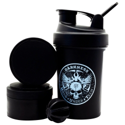 Coqueteleira 3 Doses Darkness Hard (450ml) - Integralmdica