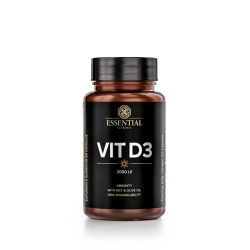 Vitamina D3 2000 UI (120 Cápsulas) - Essential Nutrition