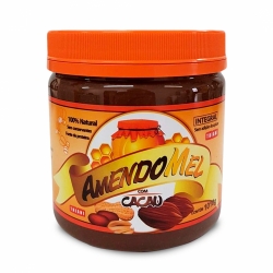 Pasta de Amendoim Integram Sabor Cacau e Mel (1010g) - AmendoMel