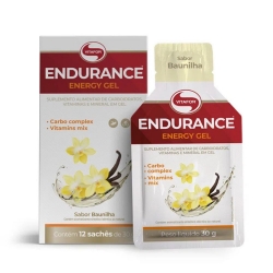 Endurance Energy Gel Sabor Baunilha (Cx com 12 Sachês de 30g) - Vitafor