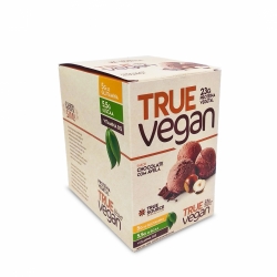 True Vegan sabor Chocolate c/ Avelã (1 Cx. com 10 saches de 34g) - True Source
