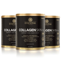 Kit 3unid Collagen Skin Sabor Neutro (330g) - Essential