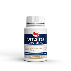 Vita D3 Vit. C + Zinco (60 Cpsulas) - Vitafor