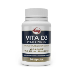 Vita D3 Vit. C + Zinco (60 Cpsulas) - Vitafor