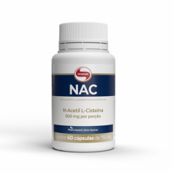 NAC N-Acetil L-Císteina 750mg (60 Cápsulas) - Vitafor