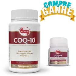 Compre Coq10 Coenzima Q10 (120 Capsulas) - Vitafor e Ganhe 1 amostra