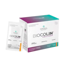 Biocolin Collagen Sabor Tangerina (Cx com 30 sachs de 7g) - Central Nutrition