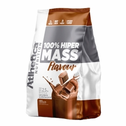 100% Hiper Mass Flavour Sabor Chocolate (2,5kg) - Atlhetica Nutrition