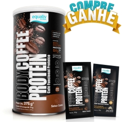 Body Coffee Protein Sabor Cacau (375g) - Equaliv