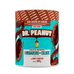 Pasta de Amendoim Sabor Brigadeiro de Colher (600g) - Dr Peanut