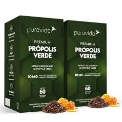 Kit 2 un Premium Própolis (60 Cápsulas Softgel) - Pura Vida