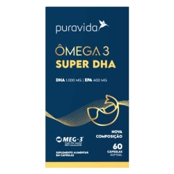 Omega 3 Super DHA (60caps) - Pura Vida