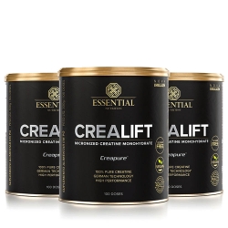 Kit 3unid Crealift - Creatina Monohidratada (300g) - Essential