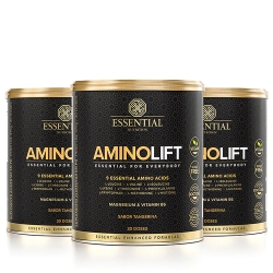 Kit 3unid  Aminolift Sabor Tangerina (375g) - Essential Nutrition
