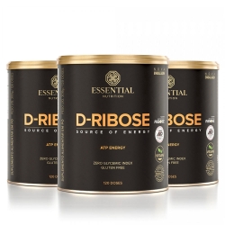 Kit 3unid D-Ribose (300g) - Essential Nutrition