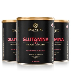 Kit 3unid Glutamina (300g) - Essential