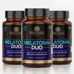 Kit 3unid Melatonin Duo Sabor Menta (120 comprimidos) - Essential