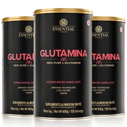Kit 3unid Glutamina (600g) - Essential