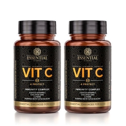 Kit 2unid Vit C 4 Protect (120 Cpsulas) - Essential Nutrition