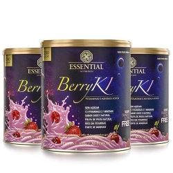 Kit 3unid Berryki Alimento Polivitamnico (300g) - Essential