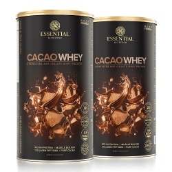 Kit 2unid Cacao Whey Hidrolisado (840g) - Essential