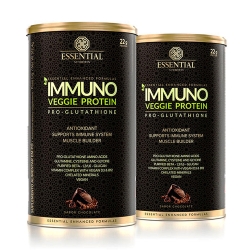 Kit 2unid Immuno Veggie Protein Sabor Chocolate (512g) - Essential