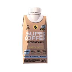 Supercoffee RTD Sabor Vanilla Latte (200ml) - Caffeine Army