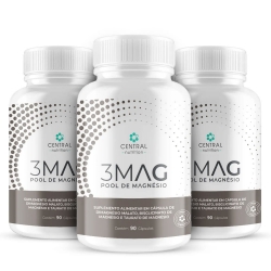 Kit 3unid 3MAG Pool de Magnsio (90 Caps) - Central Nutrition