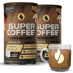Compre 2un SuperCoffee Sabor Lngua de Gato (380g) - Caffeine Army e Ganhe Xcara