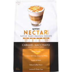 Nectar Whey Protein Isolado Refil Sabor Caramel Macchiato (907g) - Syntrax