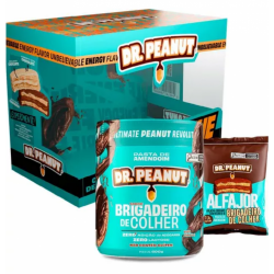 Pasta de Amendoim Sabor Brigadeiro de Colher (600g) + Alfajor Sabor Brigadeiro de Colher - Dr Peanut