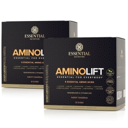 Kit 2unid Aminolift Sabor Tangerina (Cx c/ 30 sachs) - Essential Nutrition