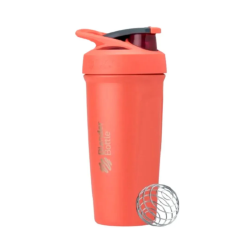 Coqueteleira Strada Stainless Trmica Cor Coral (710ml) - Blender Bottle