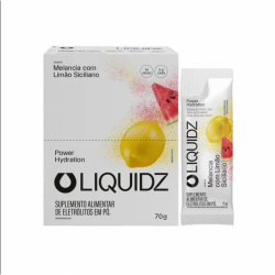Power Hydration Sabor Melancia Com Lim�o Siciliano (cx com 14 sach�s de 6g) - Liquidz
