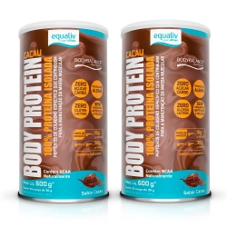 Kit 2uni Body Protein Sabor Cacau (600g) - Equaliv