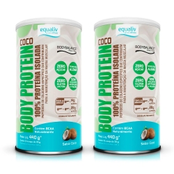 Kit 2uni Body Protein Sabor Coco (440g) - Equaliv
