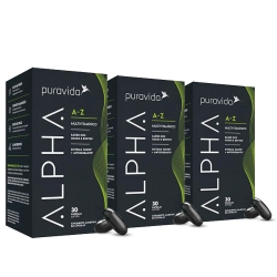 Kit 3unid Alpha A-Z (30 C�psulas) - Pura Vida