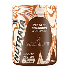 Pasta de Amendoim Bacio di Latte Sabor Carmelo Salgado (600g) - Nutrata