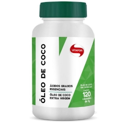 Óleo de Coco Soft Gel (120 Softgels) - Vitafor