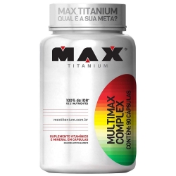 Multimax Complex (90 Cápsulas) - Max Titanium