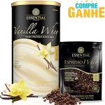 Vanilla Whey - Whey Protein Hidrolisado - Essential - 450g Ganhe 1 Sachê Espresso whey Vanilla Whey - Whey Protein Hidrolisado - Essential - 450g Ganhe 1 Sachê Espresso whey