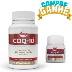 Compre Coq10 Coenzima Q10 (60 Cápsulas) - Vitafor e Ganhe 1 amostra